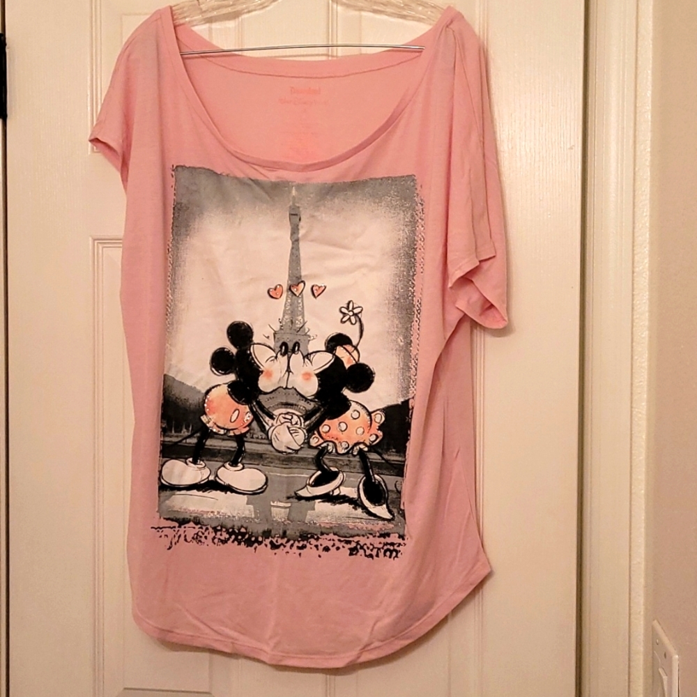 Disney drop shoulder top